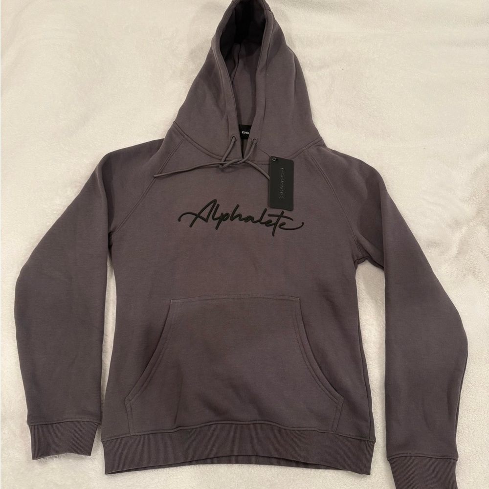 NWT Women’s Alphalete hoodie in dark grey